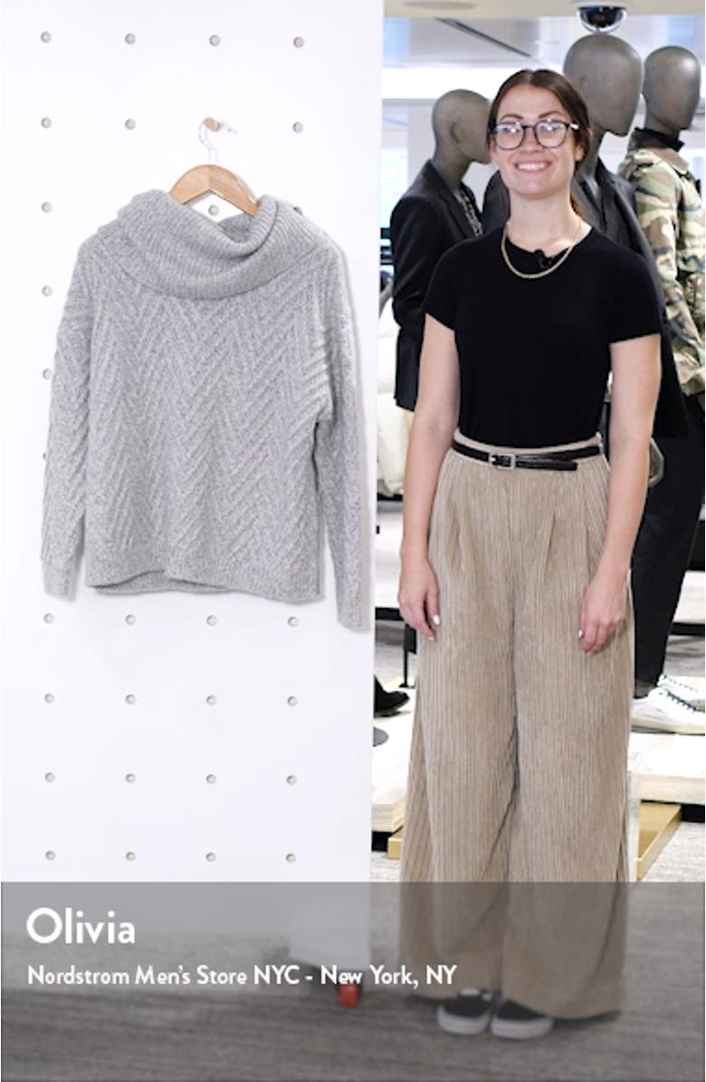 Cowl Neck Cashmere Sweater, sales video thumbnail