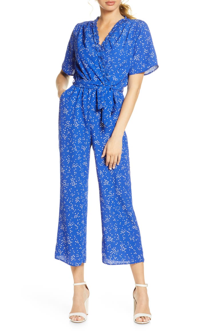 Domi Surplice Neck Jumpsuit, Main, color, DOMI