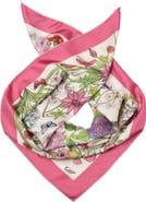 Elizabetta Flora - Hand Rolled Silk Foulard for Women
