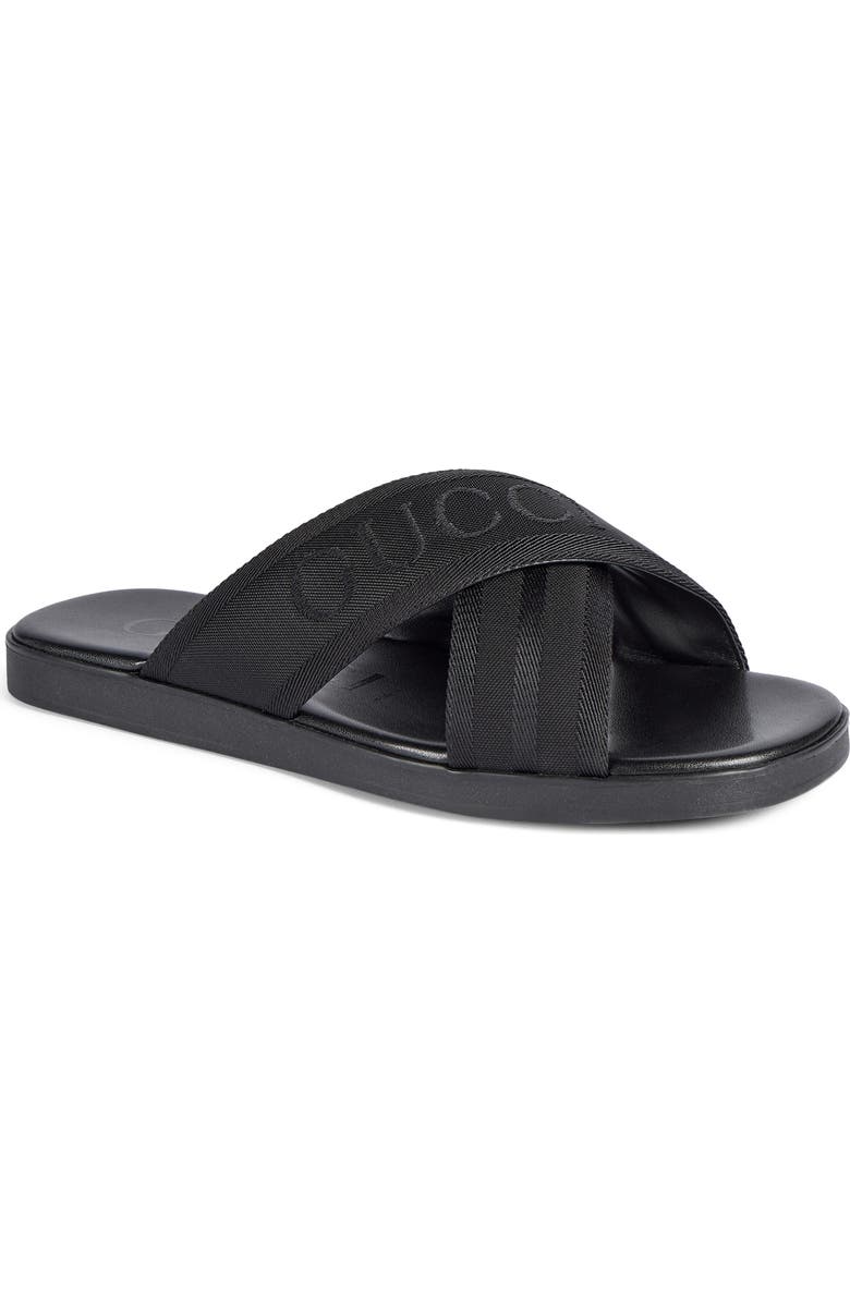Gucci Charlie Crossover Slide Sandal, Main, color,