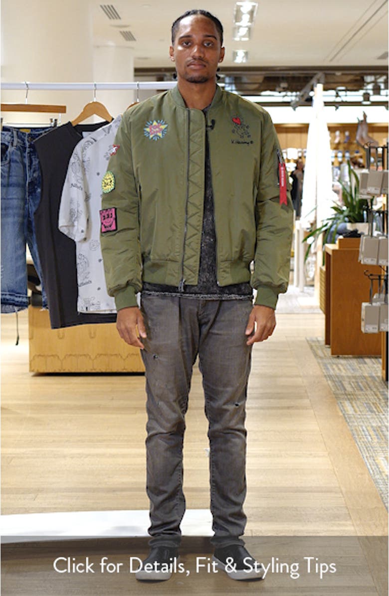 x Keith Haring MA-1 Reversible Jacket, sales video thumbnail