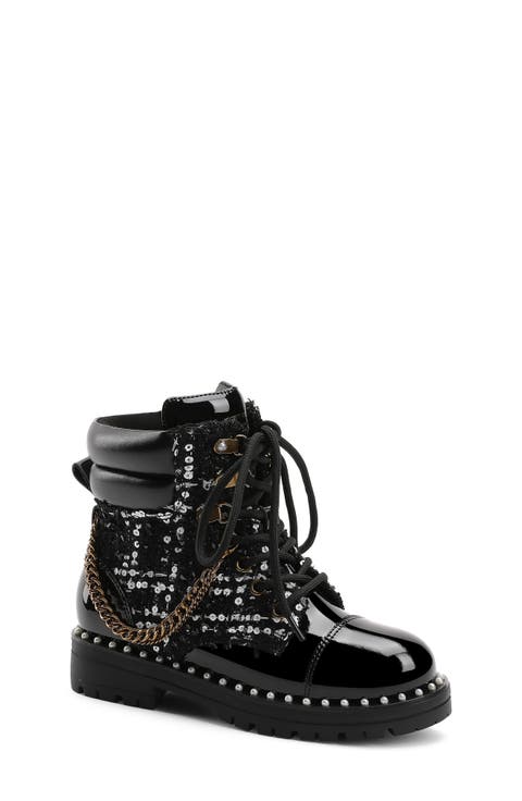 Kids' Chain Combat Boot (Toddler, Little Kid & Big Kid)