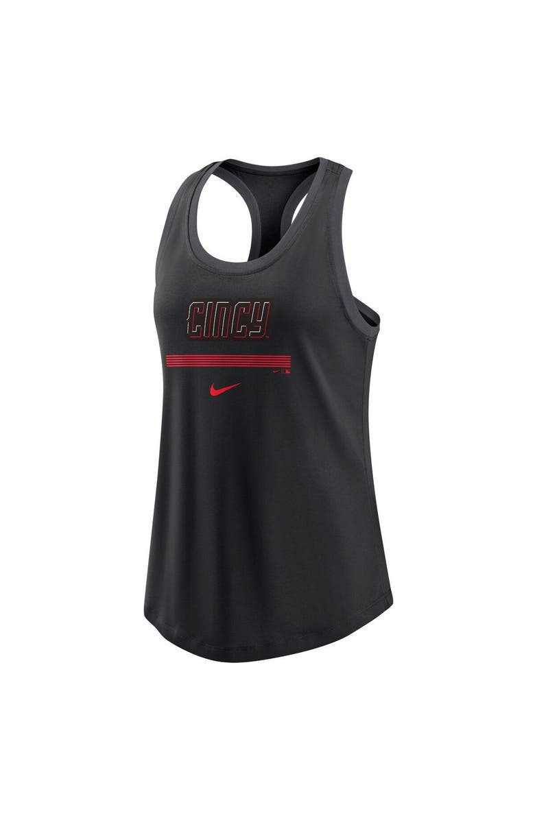 Nike Women's Nike  Black Cincinnati Reds 2023 City Connect Racerback Tank Top, Alternate, color, 