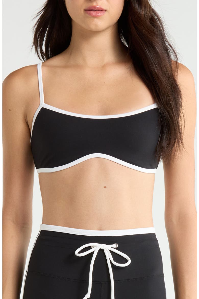 Monica Sports Bra, Main, color, BLACK/WHITE