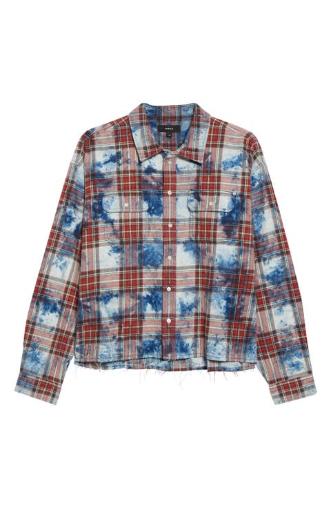 Embellished Flannel Shirt