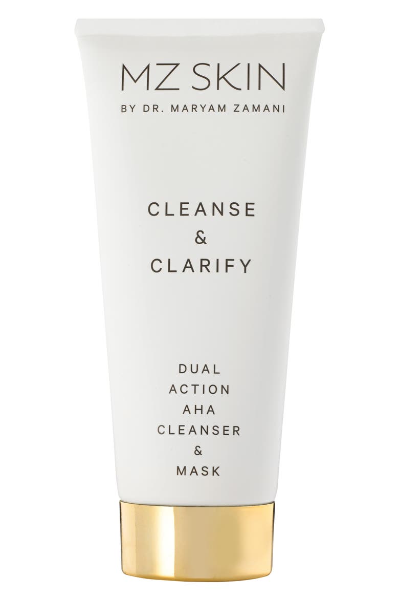 Cleanse & Clarify Dual Action AHA Cleanser & Mask, Main, color, NO COLOR