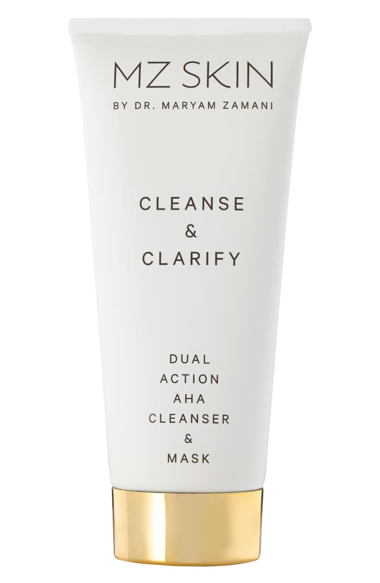 MZ Skin Cleanse & Clarify Dual Action AHA Cleanser & Mask, Main, color, 
