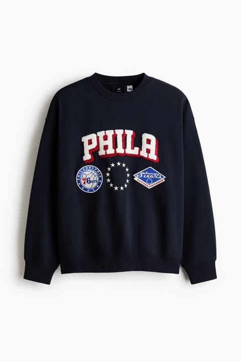 Oversized printed sweatshirt