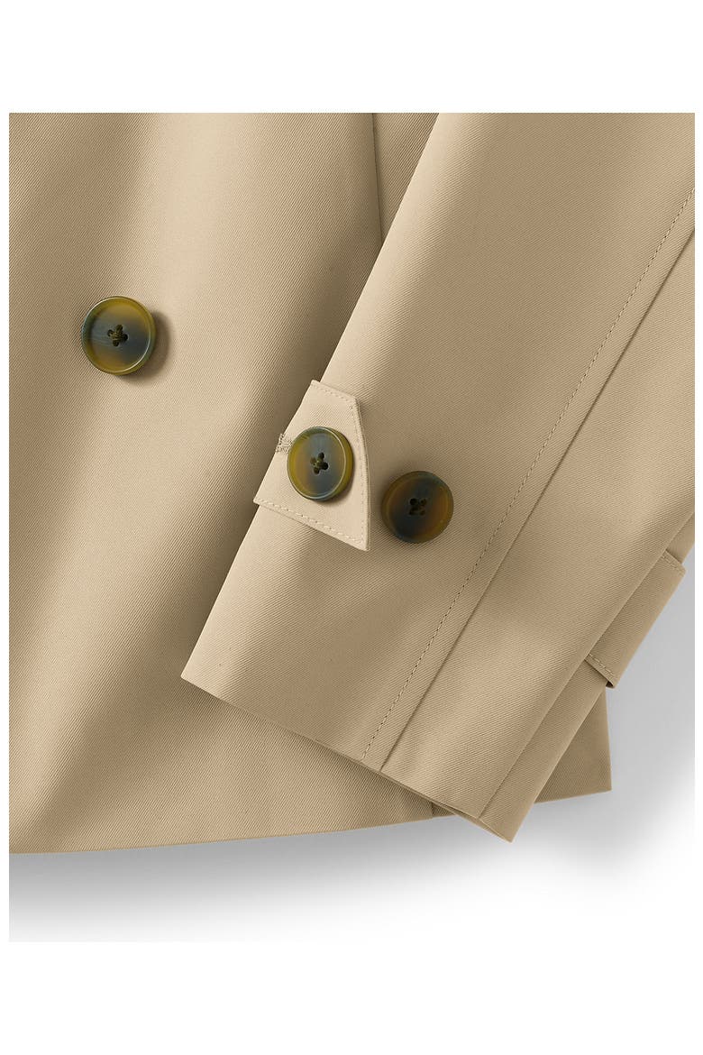 Plus Size Trench Rain Jacket, Alternate, color, Champagne