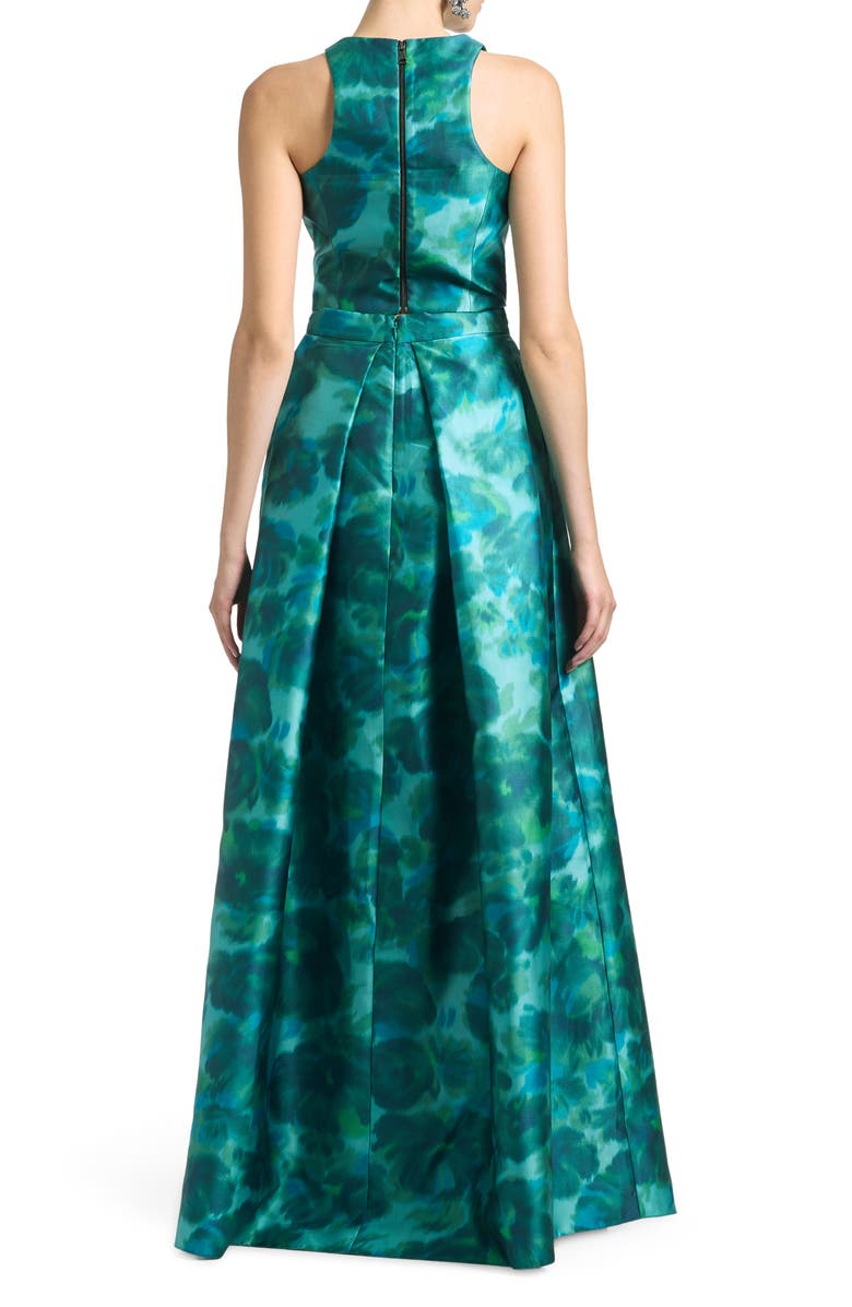 Sachin & Babi Watercolor Floral Print Maxi Skirt, Alternate, color, 