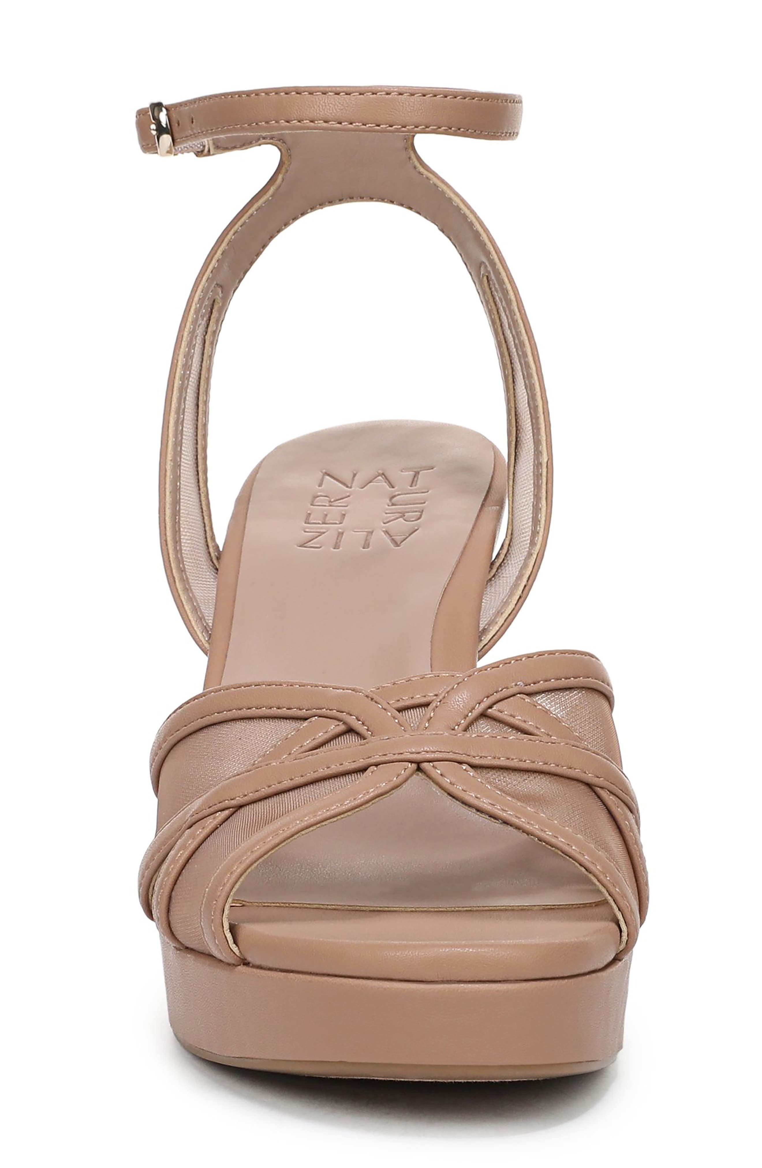 Adara Platform Sandal, Alternate, color, TAUPE BEIGE MESH FAUX LEATHER