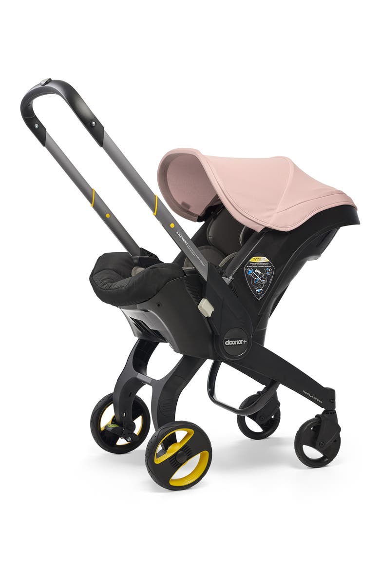 Convertible Infant Car Seat/Compact Stroller System with Base, Main, color, BLUSH PINK