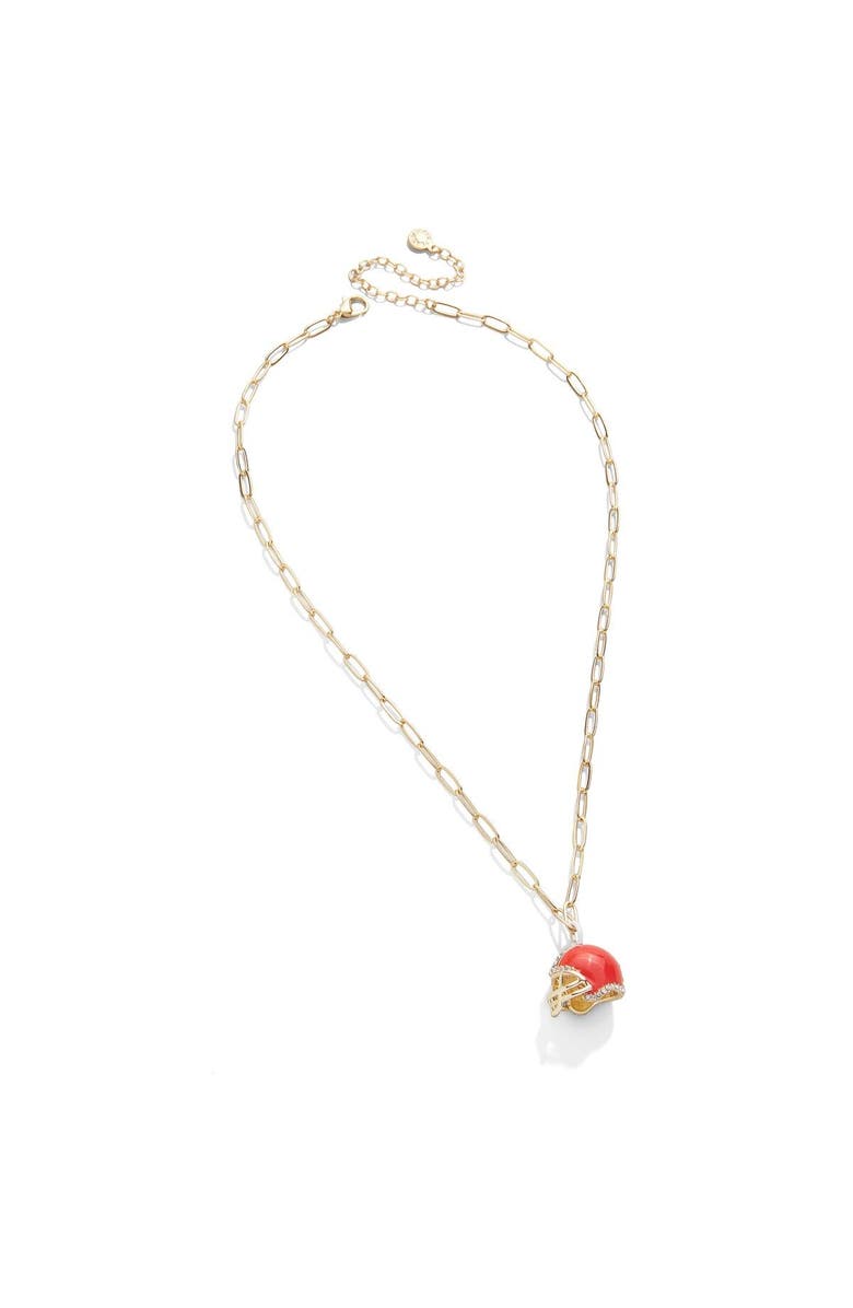 BaubleBar Women's BaubleBar Cleveland Browns Helmet Charm Necklace, Alternate, color, 