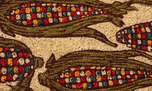 Entryways Gourmet Popcorn Coir Doormat In Brown