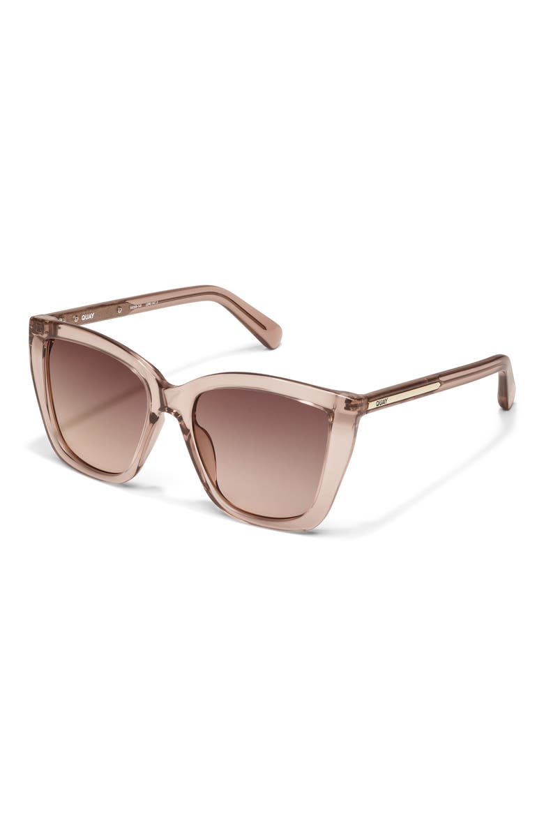 See Ya 56mm Gradient Square Sunglasses, Alternate, color, DOE/ BROWN FAWN
