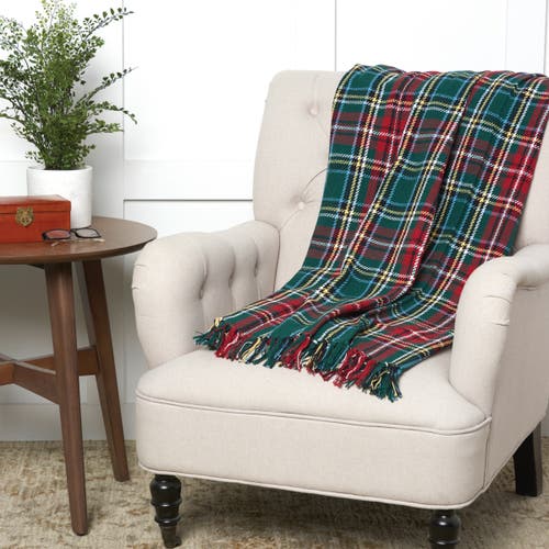 C & F Home C&f Home Plaid Throws In Green