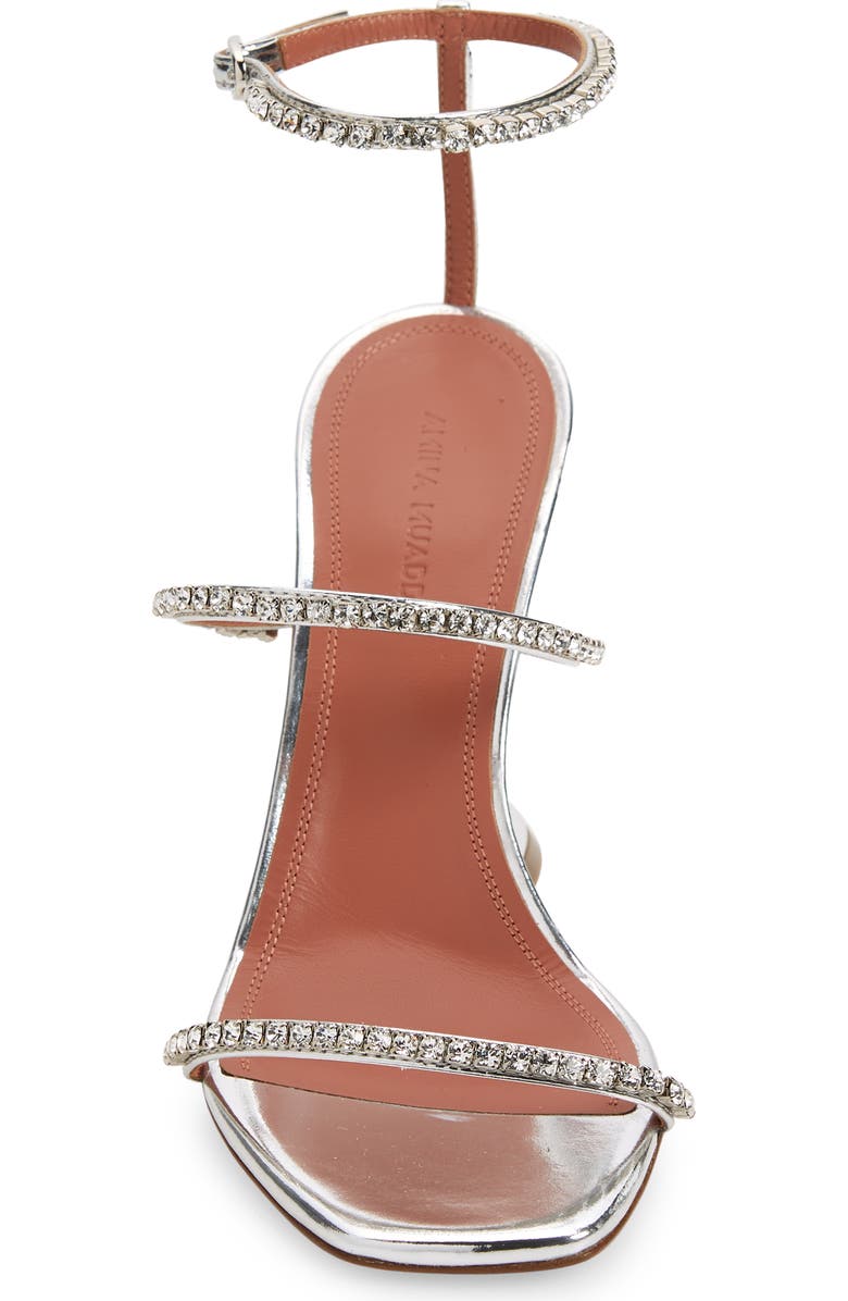Amina Muaddi Gilda Crystal Strappy Sandal, Alternate, color,