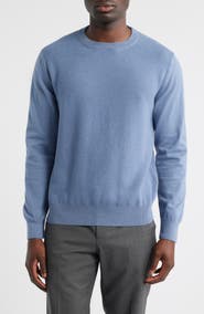 Canali Cotton Crewneck Sweater