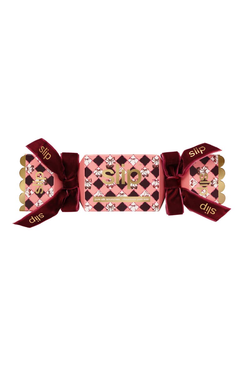 Sweetheart Pure Silk Scrunchie Set, Alternate, color, SWEETHEART