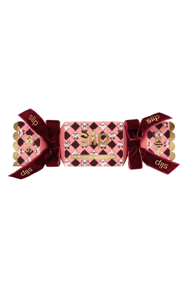 slip Sweetheart Pure Silk Scrunchie Set, Alternate, color, Sweetheart
