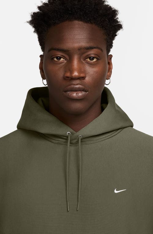 Nike Solo Swoosh Hoodie Full Zip In Green