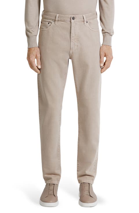 Roccia City Fit Jeans (Light Taupe)