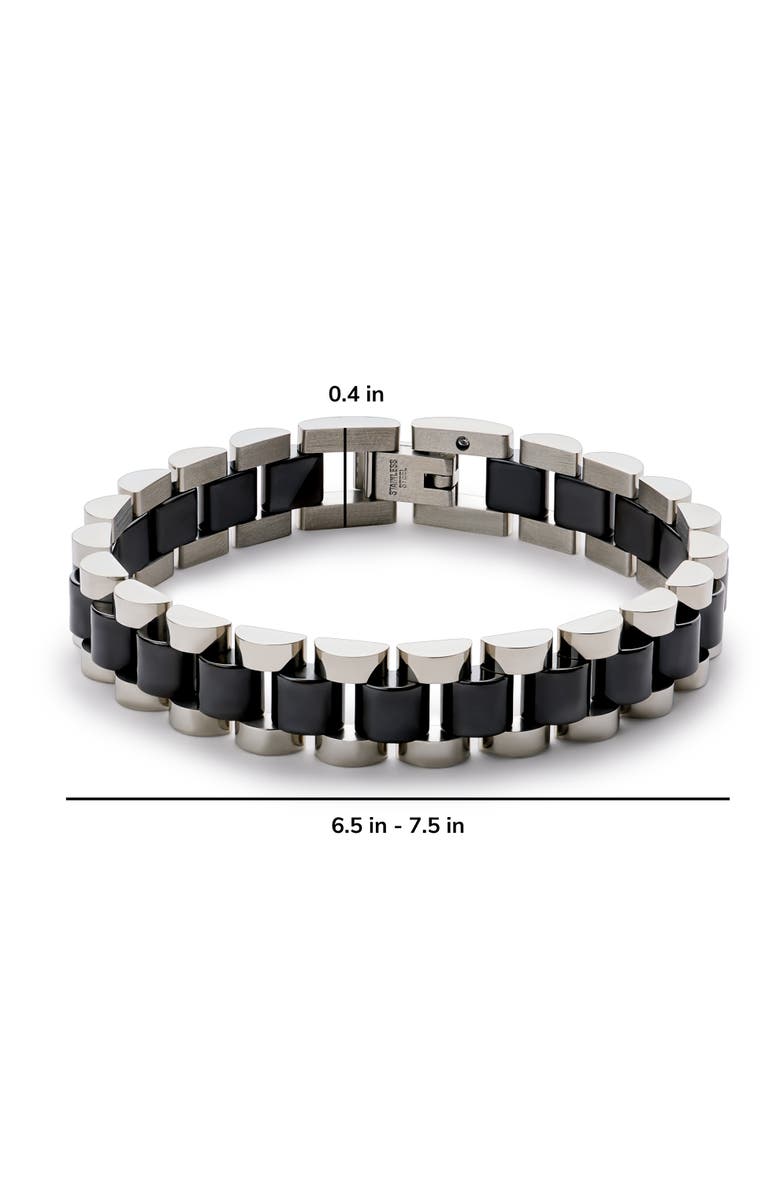 Ana Luisa Watch Strap Bracelet - Ora Silver Ceramic, Alternate, color, 