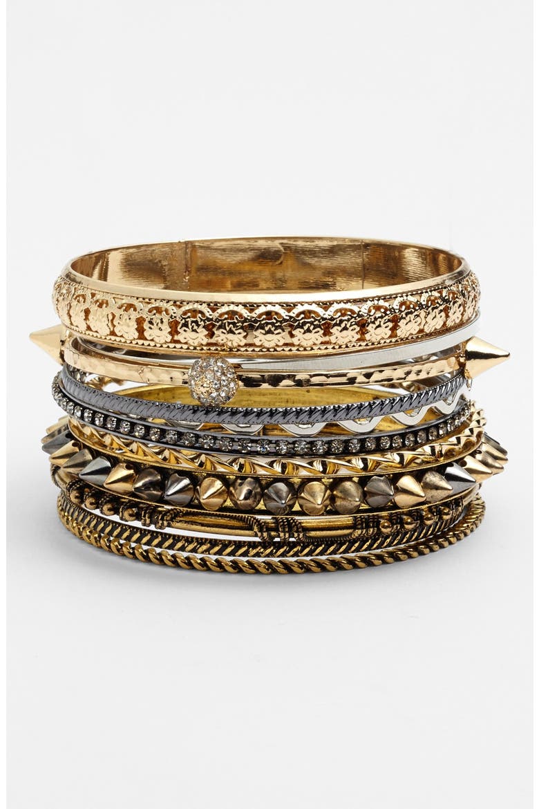 Couture Bangles, Main, color, MIXED METAL