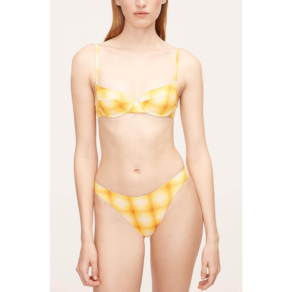 REBECCA TAYLOR REBECCA TAYLOR OMBRE PLAID BIKINI TOP