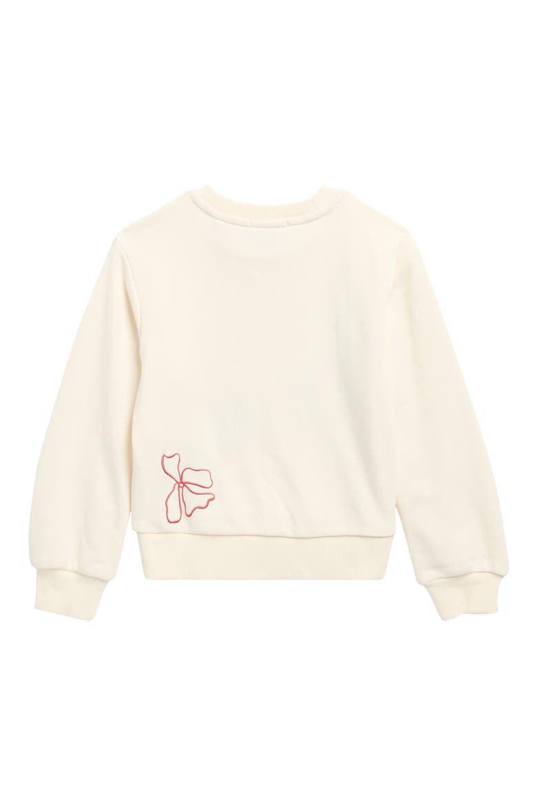 Kids' Graphic Crewneck Sweatshirt, Alternate, color, WHITE TRADITIONAL