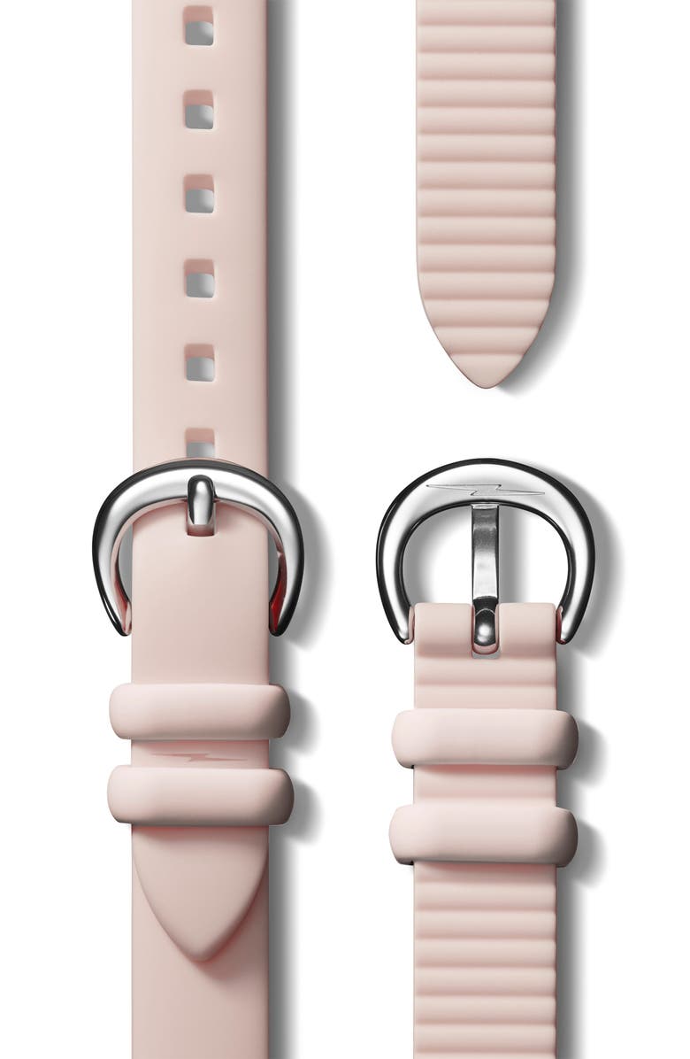 Shinola Detrola Pee Wee Silicone Strap Watch, 25mm, Alternate, color, 