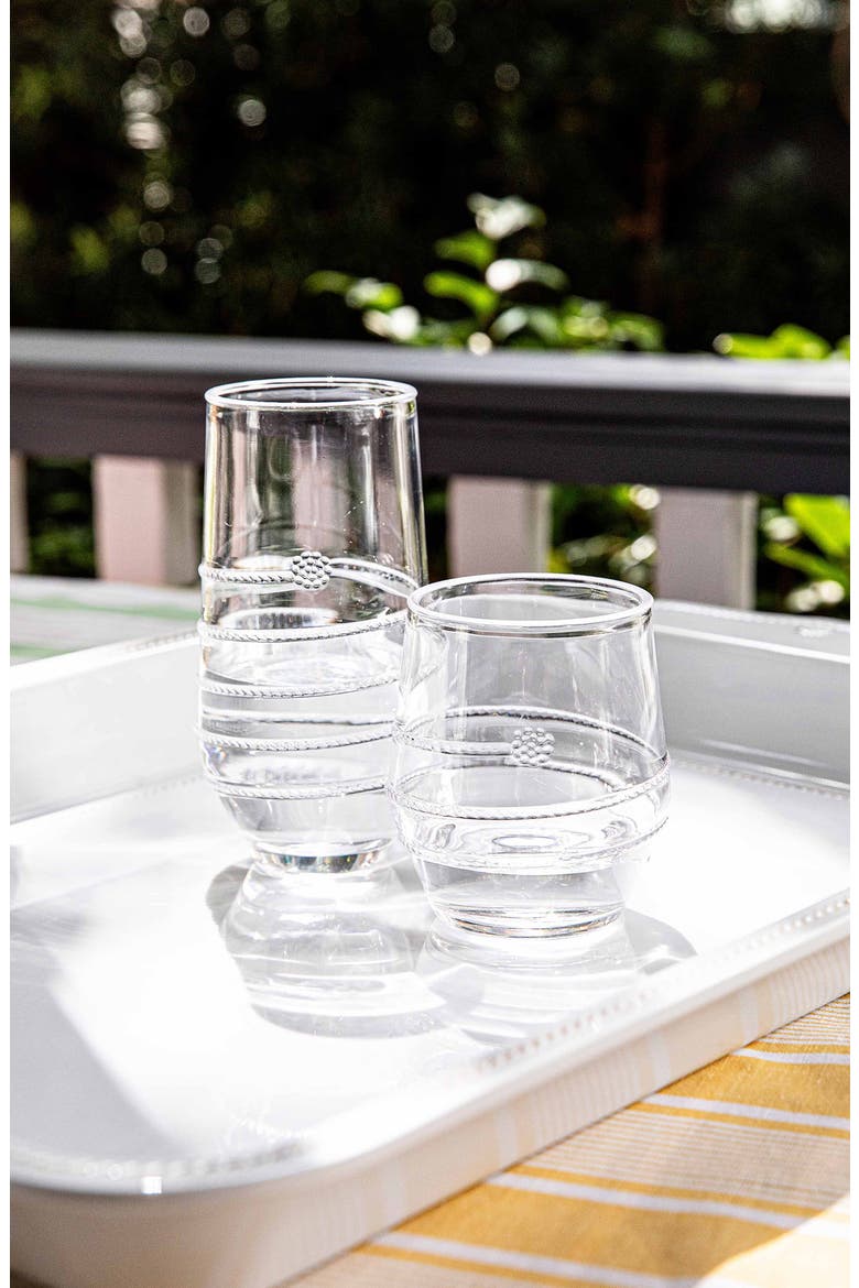 Amalia Small Acrylic Tumbler, Alternate, color, CLEAR