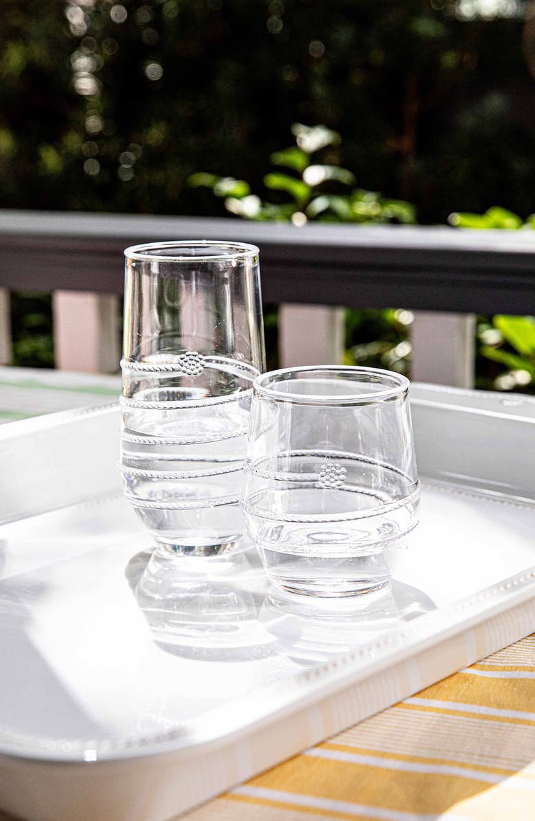 Juliska Amalia Small Acrylic Tumbler, Alternate, color, Clear