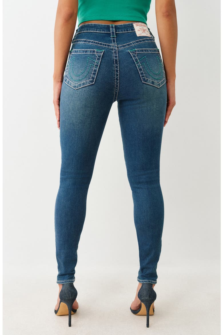 Halle Big T High Rise Skinny Jeans, Alternate, color, MEDIUM ABYSS WASH