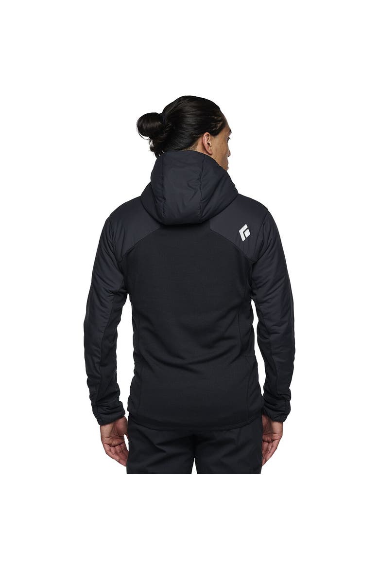 First Light Hybrid Hooded Jacket - Men's, Alternate, color, Black