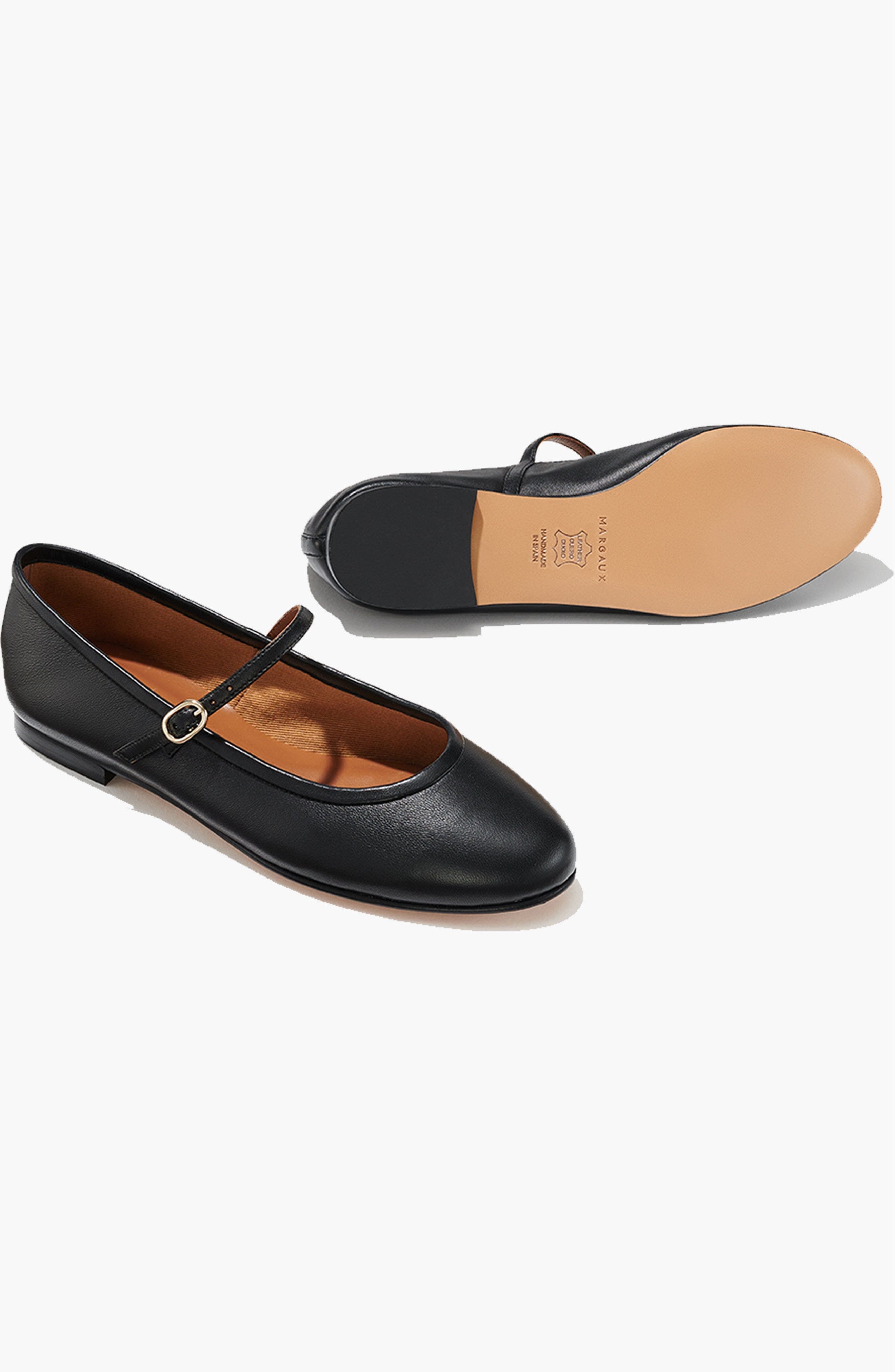 The Demi Jane Flat, Alternate, color, Black Nappa