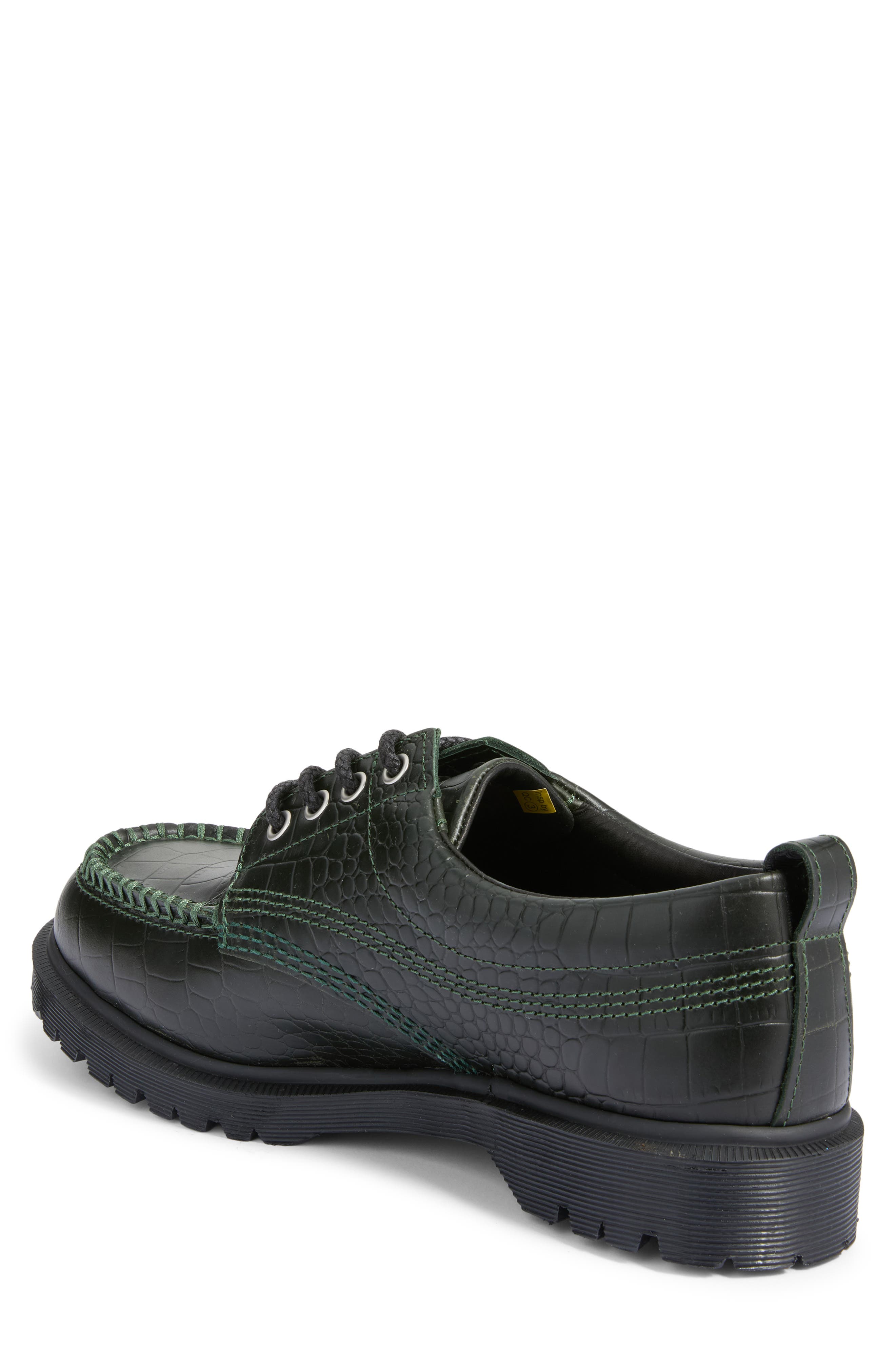 Lowell Moc Toe Shoe, Alternate, color, DMS GREEN
