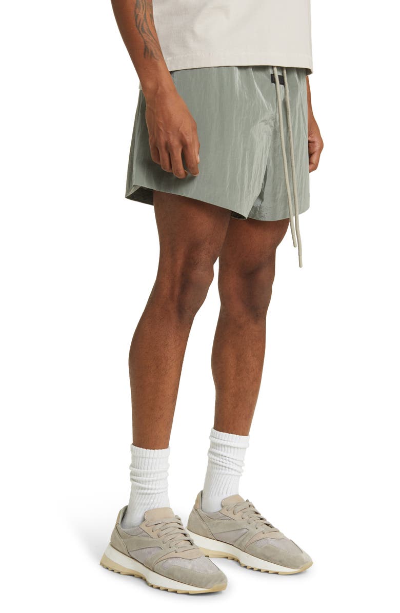 Fear of God Essentials Nylon Running Shorts, Alternate, color, 
