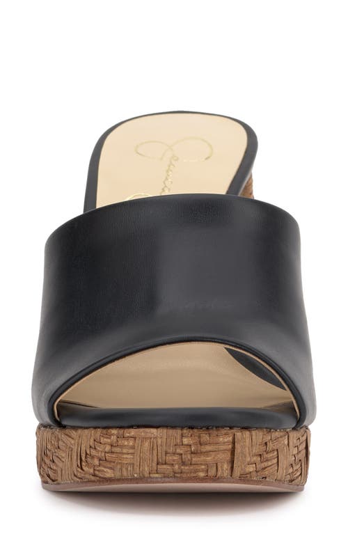 Jessica Simpson Kameena Platform Wedge Sandal In Black