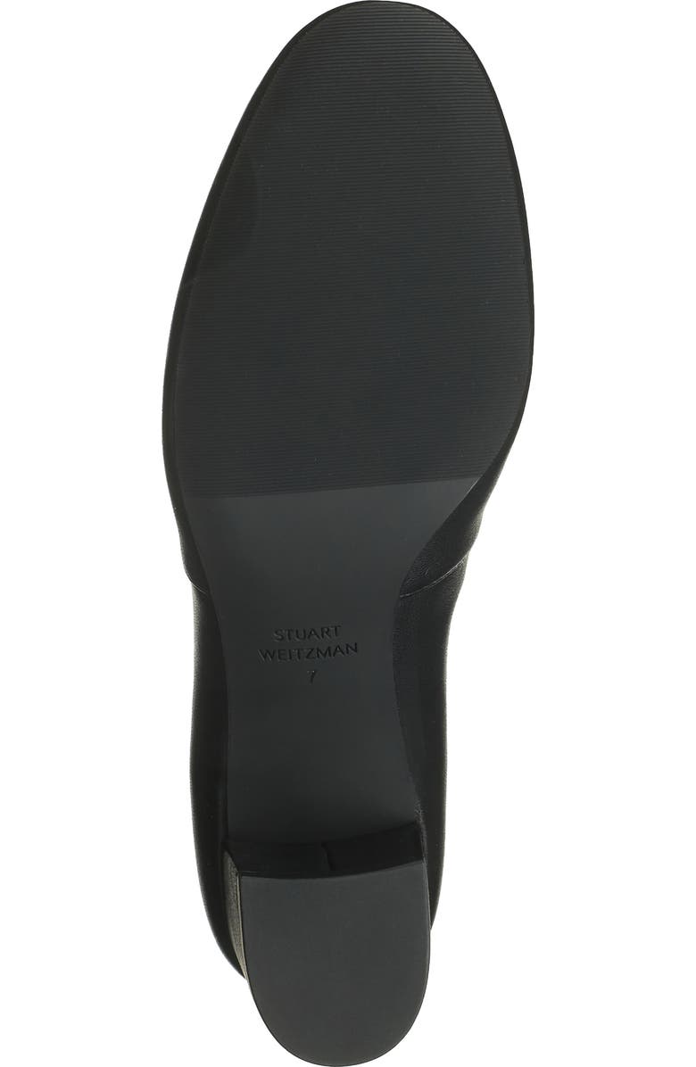 Stuart Weitzman Sofia Stretch Bootie, Alternate, color, Black Smooth Leather