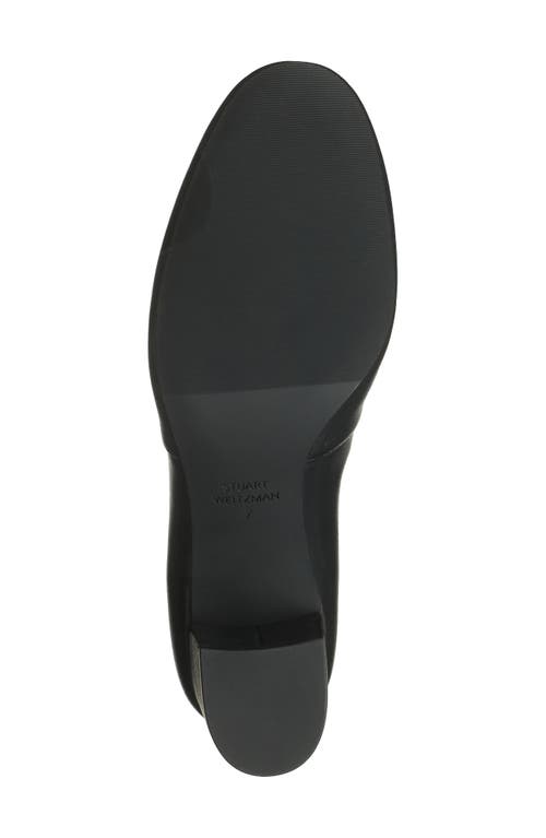 Stuart Weitzman Sofia Stretch Bootie In Black
