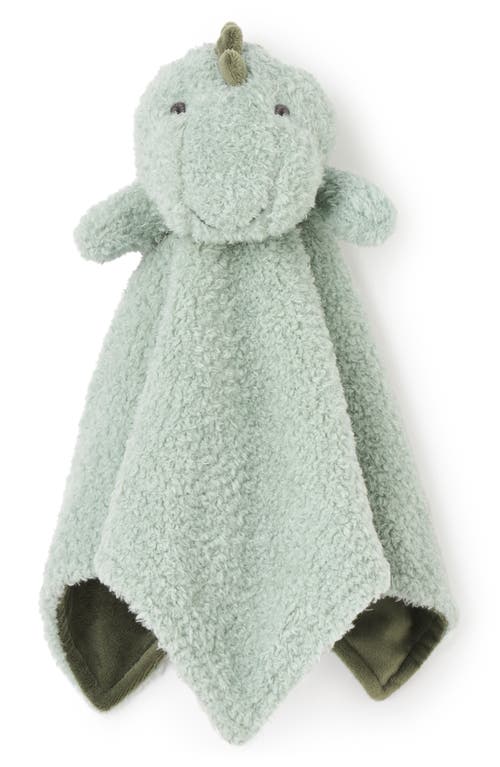 Elegant Baby Dinosaur Security Blanket In Sage Green