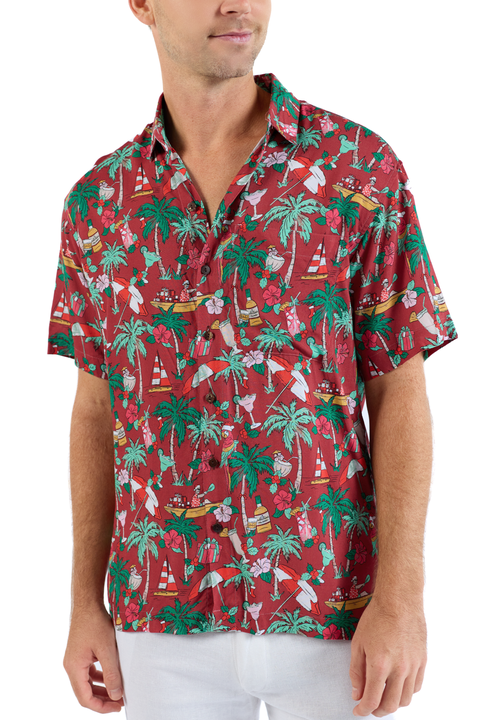 Margaritaville by Kenny Flowers - The Christmas Island - Short Sleeve Shirt