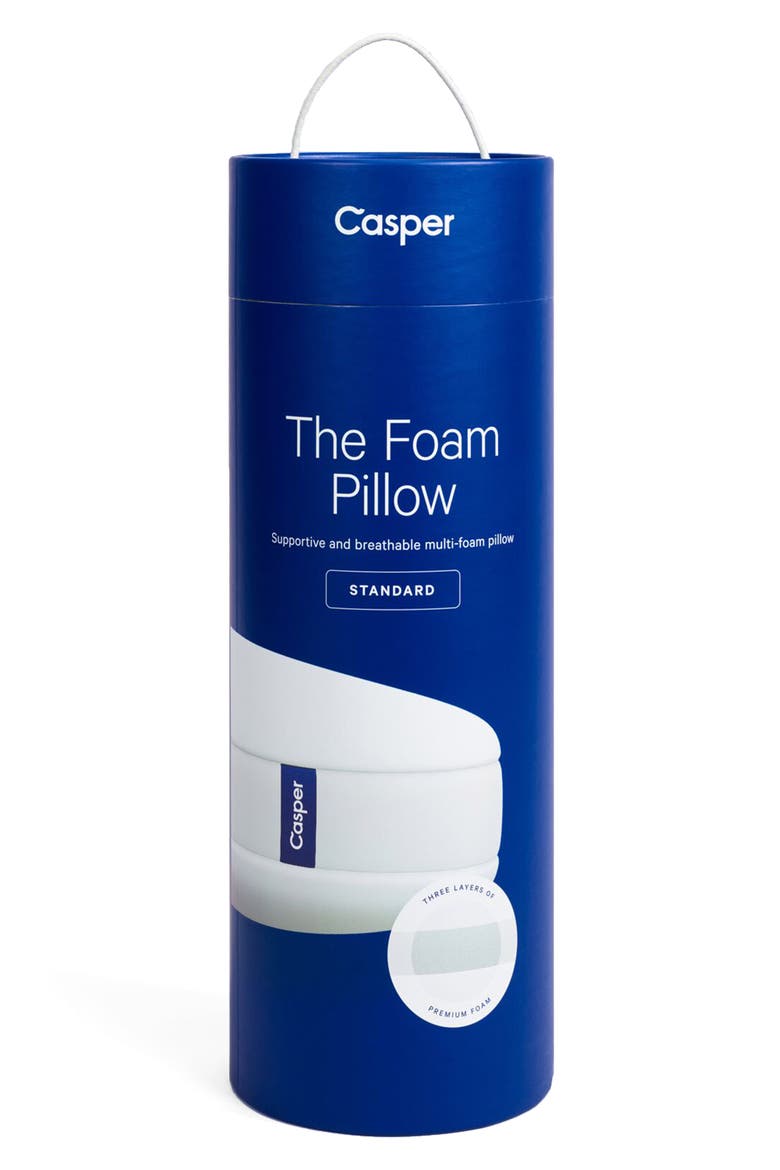 The Foam Pillow, Alternate, color, WHITE