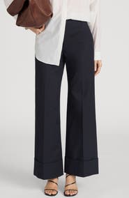 FRAME The Slim Fit Palazzo Pants