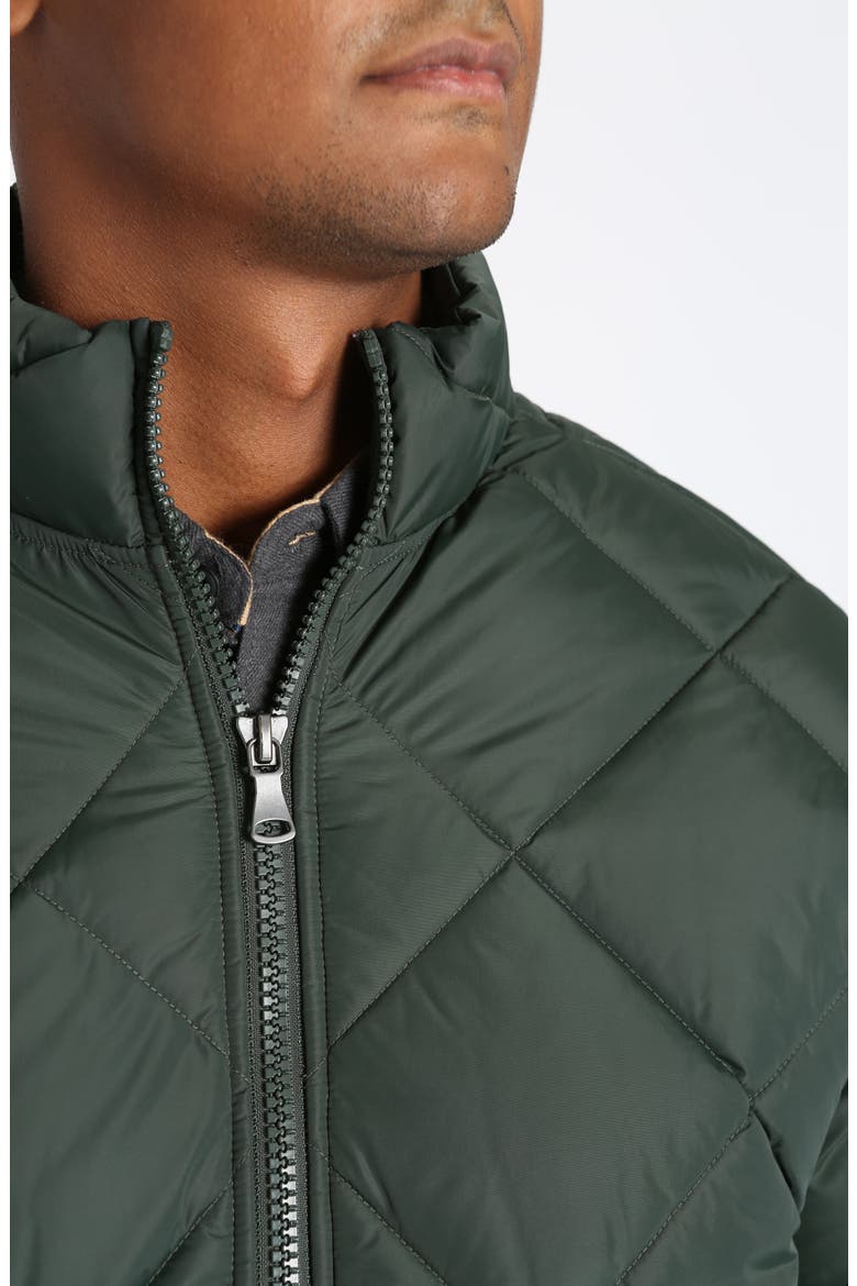 Eldridge Quilted Puffer Jacket, Alternate, color, GREEN