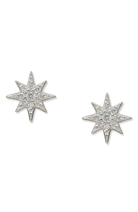 Aztec North Star Stud Earrings