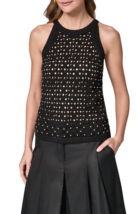 Hotfix Cotton Blend Sweater Vest