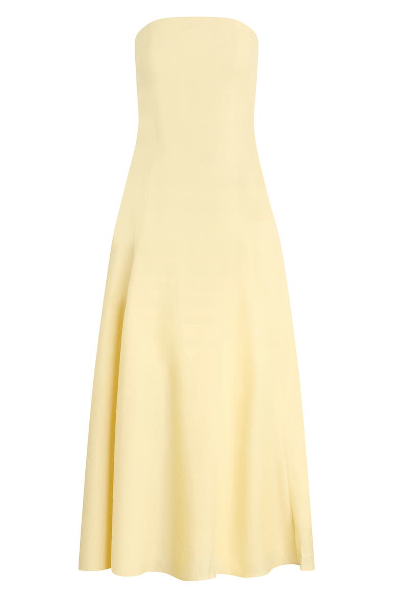 The Favorite Strapless Maxi Dress, Alternate, color, MOONBEAM