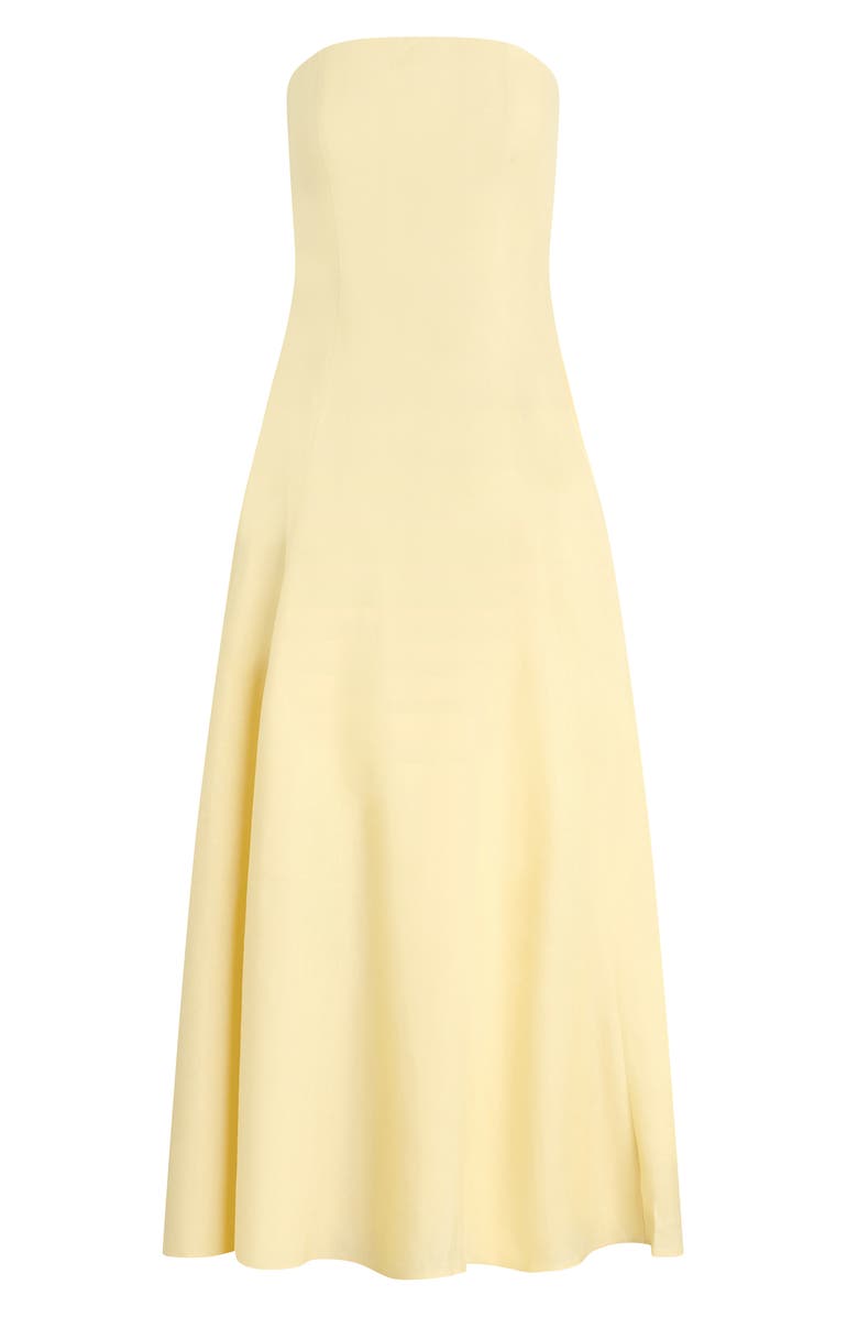 Strapless Cotton Eyelet Dress